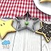 God's kitchen 5 pcs Non stick Ring Molds for Making Cakes, Pancakes, Meatloaf, Biscuits, Fried Egg Ecofriendly Stainless Steel Easy to Clean and Use 5 Different Shapes Great Kitchen Tool