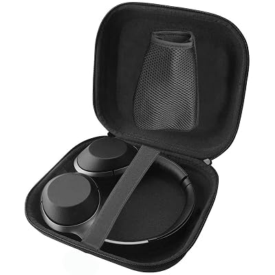 Buy nicecool حالة الثابت لcowin e7 / سوني wh-ch700n - يناسب sennheiser pxc  550، JBL ايفرست 750، 710، 310، سوني MDR-1am2 سماعة لاسلكية، دونجل،  والكابلات تحمل كيس مربع التخزين الواقي (أسود) Online in Bahrain. B07GVF159G