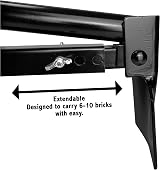 Unibos U&B Heavy Duty Adjustable Brick Tongs Pack of 2 6-11 Bricks Per Clamp view 5