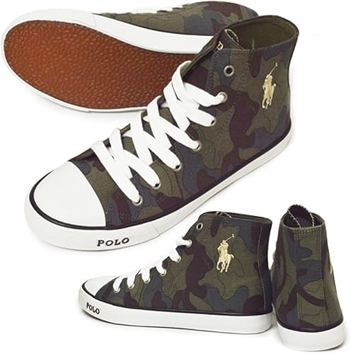 Amazon ポロ ラルフ ローレン Polo Ralph Lauren 旧サイズ Carson Hi カーソンハイ レディース スニーカー ハイカット スニーカー