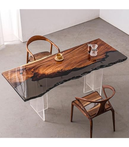 Amazon.com - TUZECH Epoxy Table Top Fully Customised Resin River