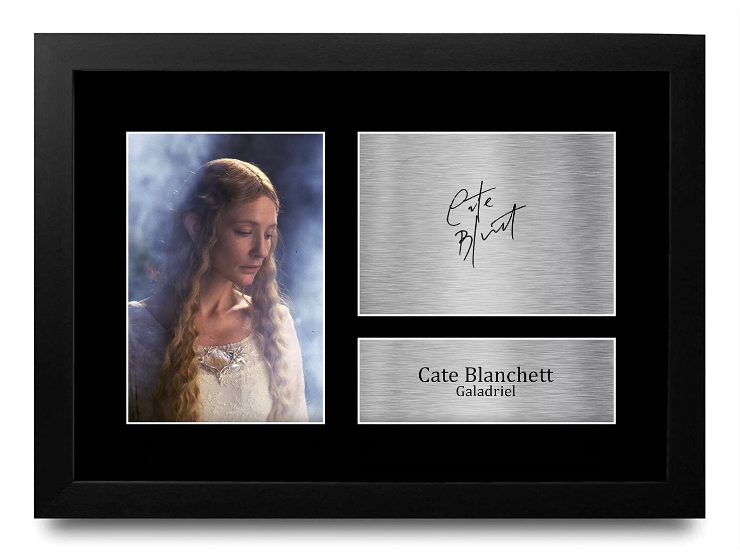 HWC Trading FR A4 Cate Blanchett Lord of the Rings Gifts Printed Signed Autograph Picture for Movie Memorabilia Fans - A4 Framed