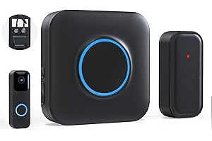 BITIWEND Wireless Doorbell Chime for Blink - Compatible with Blink Video Doorbell and Blink Video Doorbell (2nd Gen) with Wired Transmitter (1 Video Doorbell Extender 1 Receiver）