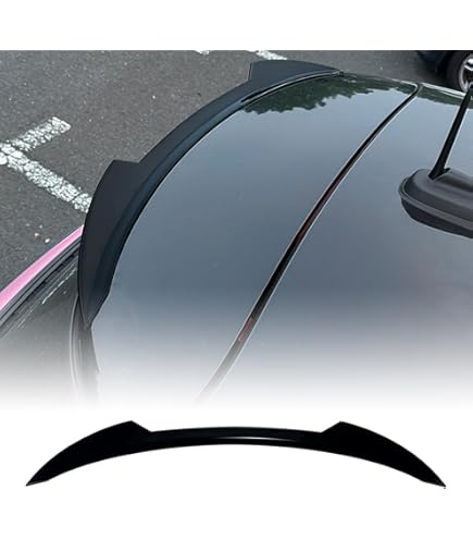 Amazon.com: Adiil Glass Black Rear Wing Trim Spoiler Extension Lip
