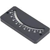 Angle Clinometer, Damping Liquid | ABS Housing, -40 to 40 Degree, Clear Reading, Off Road Truck RV Boat Leveling