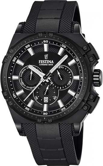 Festina Reloj Analógico para Hombre de Cuarzo con Correa en Acero Inoxidable F16971_1