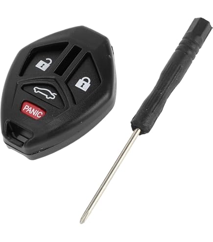 KeyGuardz Silicone Key Fob Cover For Mitsubishi - 2 Pack, Protective Case For Keyless Entry Remote