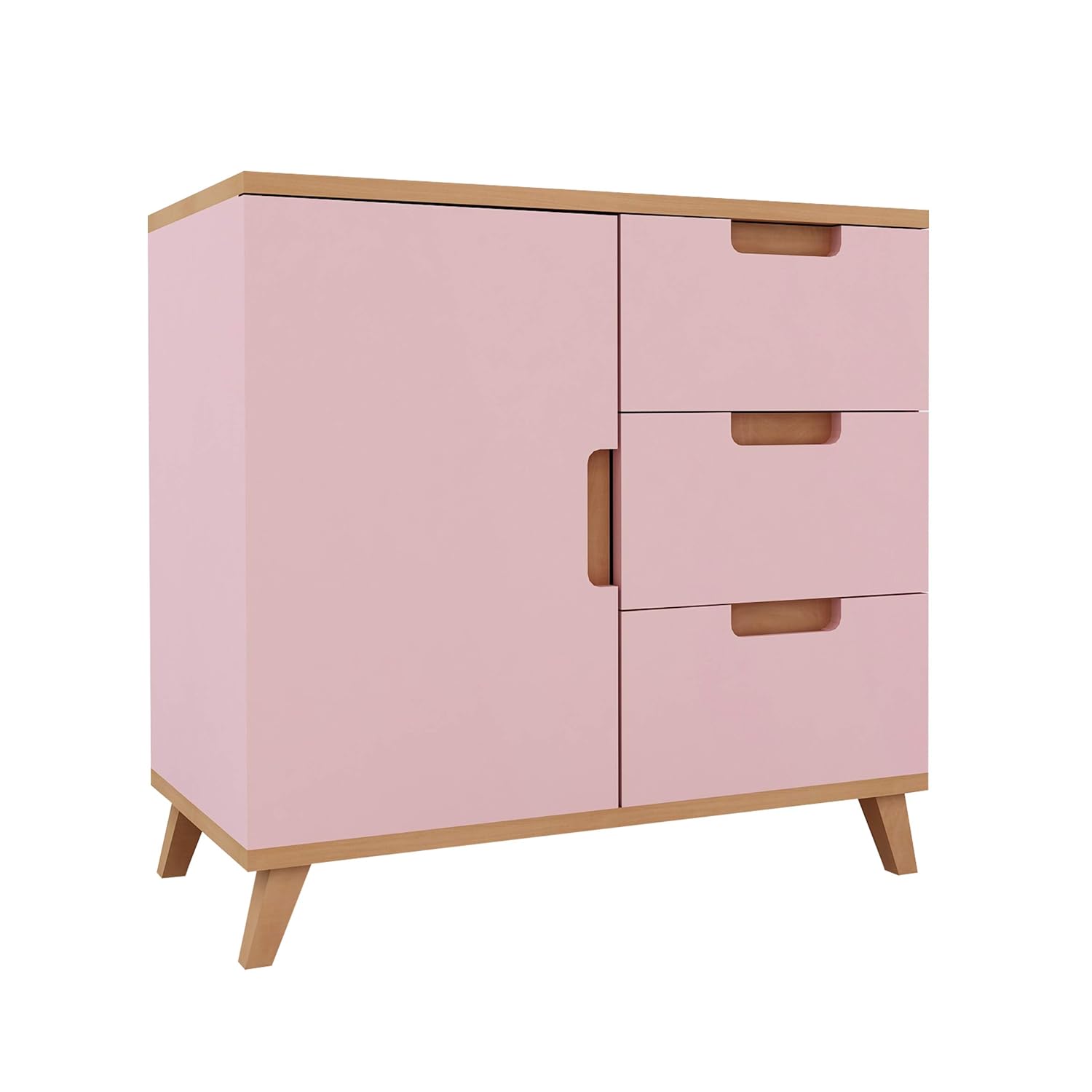 Xxl Colorland Children S Chest Of Drawers Beech And Mdf With 1