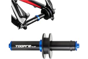 Bicycle Chain Keeper Tool, Adjustable Dummy Hub Axle for 12mm Thru-Axle and Quick Release Frames, Chain Holder for MTB Road G