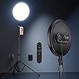 Weilisi Large Ring Light with 72" Tripod Stand, 6500K Full-Screen Selfie Ring Light for Live Stream, YouTube, TikTok, Video Recording, Photography, Ring Light Tripod for iPhone/Phone with Remote