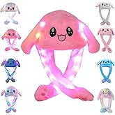 umbresen Bunny Hat Ear Moving Jumping Rabbit Hat Funny Plush Cap for Kids