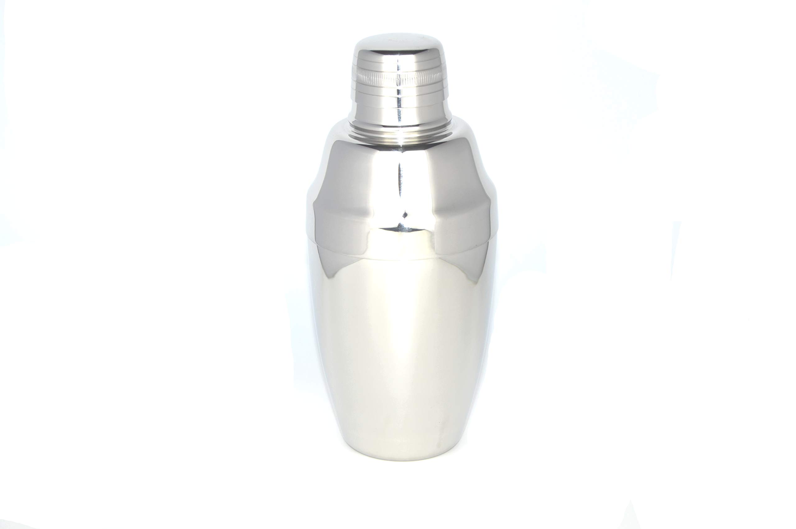 Yukiwa Cobbler 3 Pieces Cocktail Shaker 36 cl Silver Made in Japan