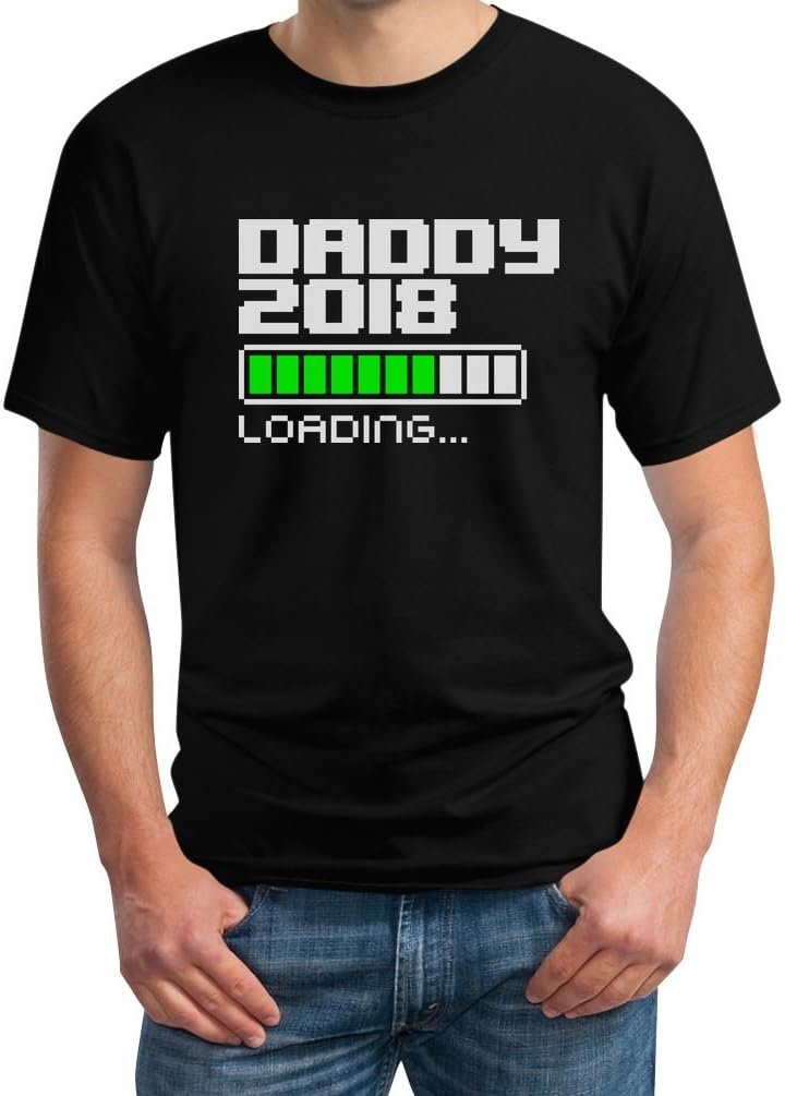 Shirtgeil Daddy 2018 Loading - Gift Idea for Dad to be in 2018 T-Shirt