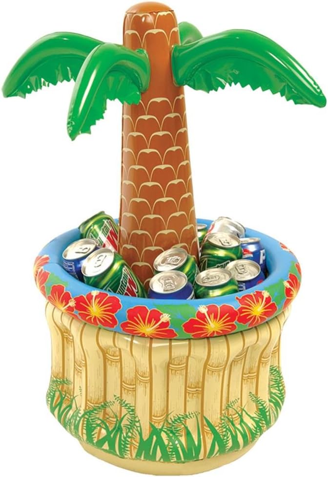 Inflatable Drinks Cooler (26in, small) - Palm Tree
