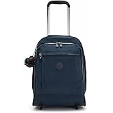 Kipling Women's Gaze Large Rolling, Durable, Wheeled Backpack with Adjustable Shoulder Straps, Nylon Book Bag, True Blue Tonal, 8.25" L x 17.25" H x 12.25" D,100352251