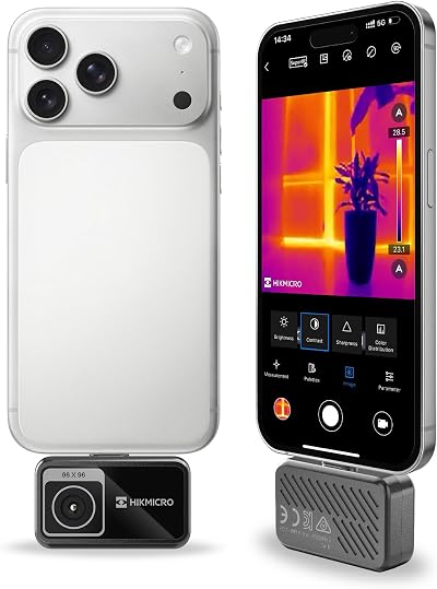 HIKMICRO MiniE Thermal Camera 96x96 IR, 192x192 SuperIR, USB-C