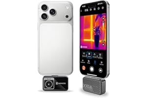 Hikmicro Minie Thermal Camera iPhone & Android, 192 * 192 SuperIR Resolution, Thermal Imaging Camera No Battery for Phone/Tab