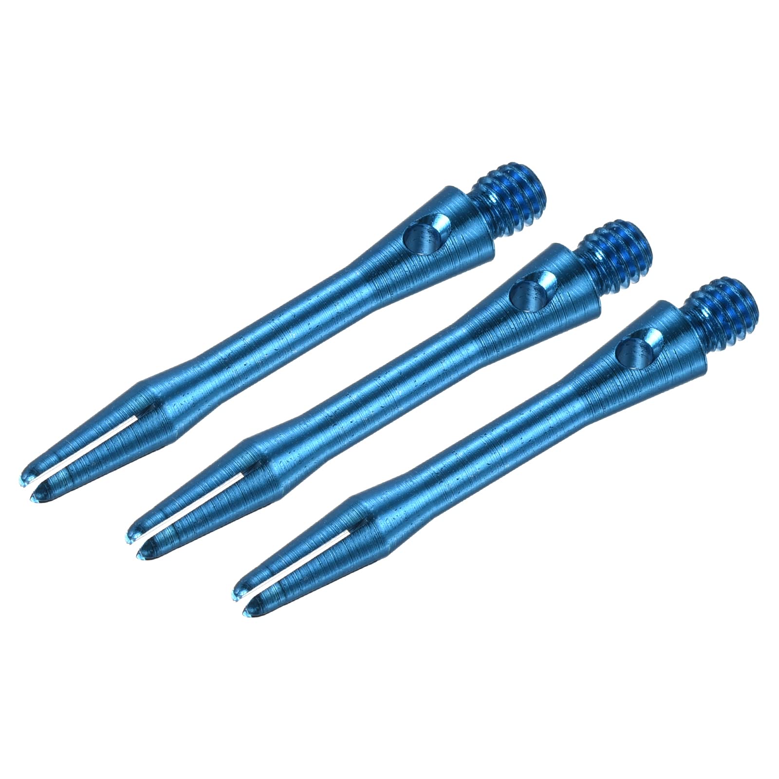 PATIKIL 35mm Aluminum Dart Shafts, Medium 2BA Thread Dart Stems Dart Accessories Throwing Fitting for Steel Tip - 3 Pack (Sky Blue)