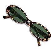 VANLINKER Polarized Retro Oval Sunglasses for Women and Men Small 90s Style VL9580