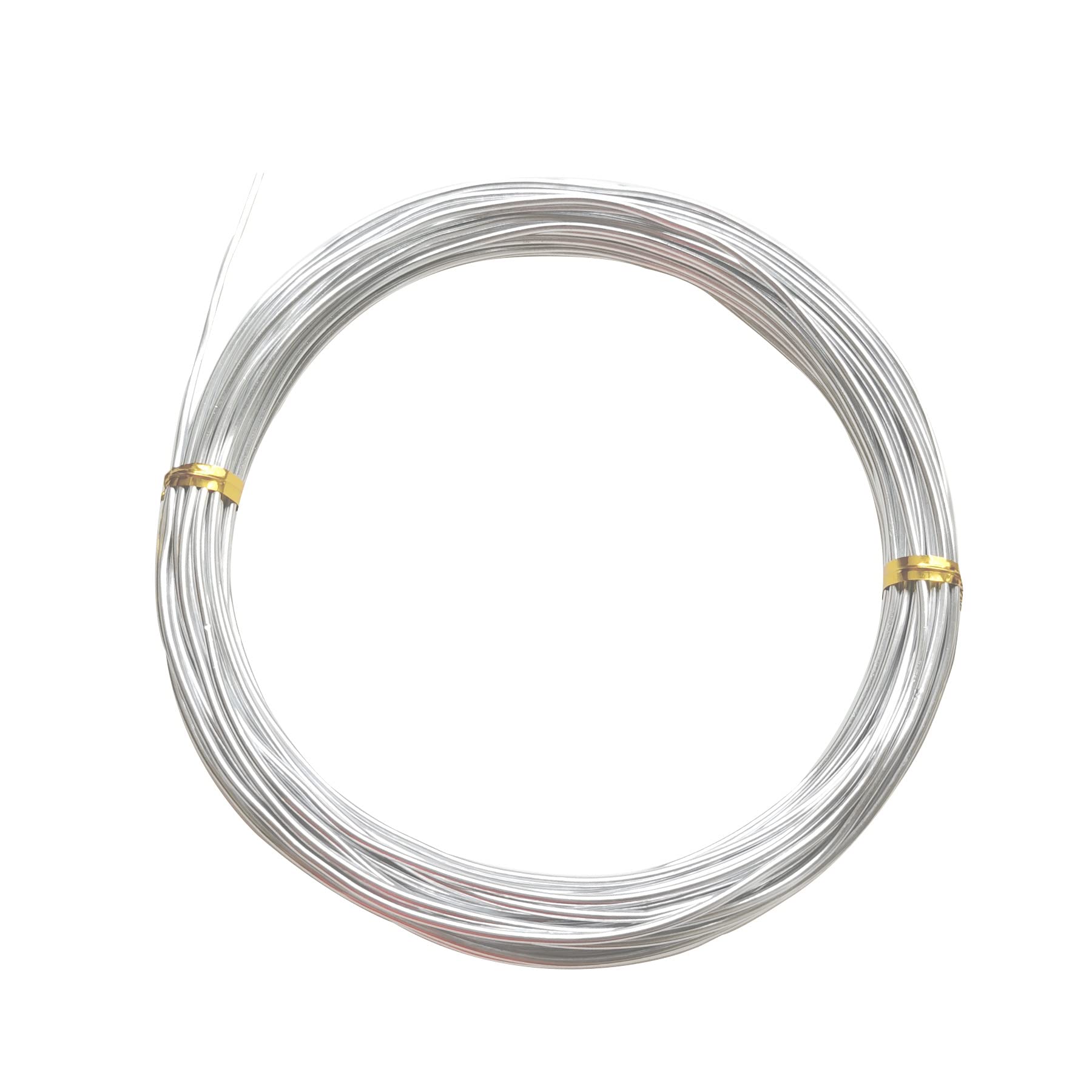 Aluminum Craft Wire 12 Gauge 2mm 10m Anodized Silver Al Wires Bead Model Making Art Craft DIY Embellishment Decoration Florist Supplies