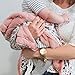 GRACED SOFT LUXURIES Minky Super Soft Baby Blankets, Receiving Blankets with Floral Garden Printed Design