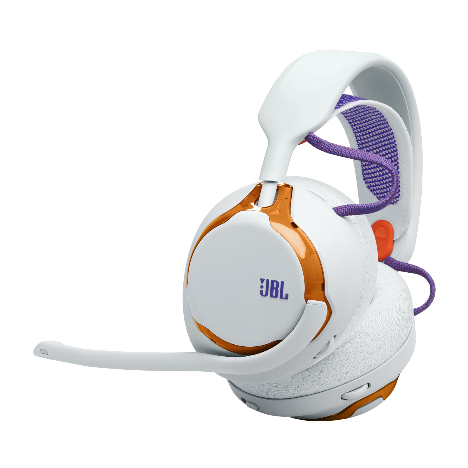 JBL Quantum 650 Cuffie Gaming Wireless, Suono JBL Quantum Spatial, Microfono con Cancellazione del Rumore, Cavo USB-C, Autonomia 45 Ore, Componenti Sostituibili, Compatibilità Multipiattaforma, Blu