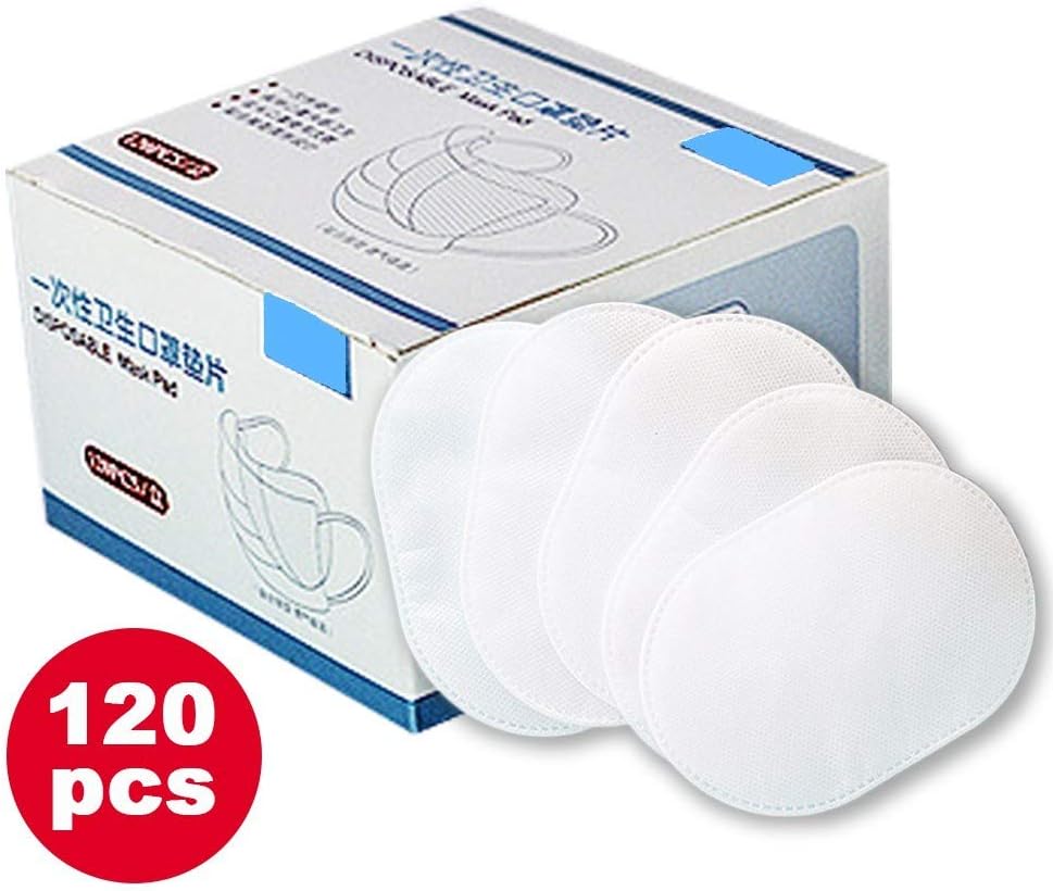 100 PCS Disposable Safety Breathing Filter Breathable Respirator Filters Non-Woven Inner Pad for Face for Men Women