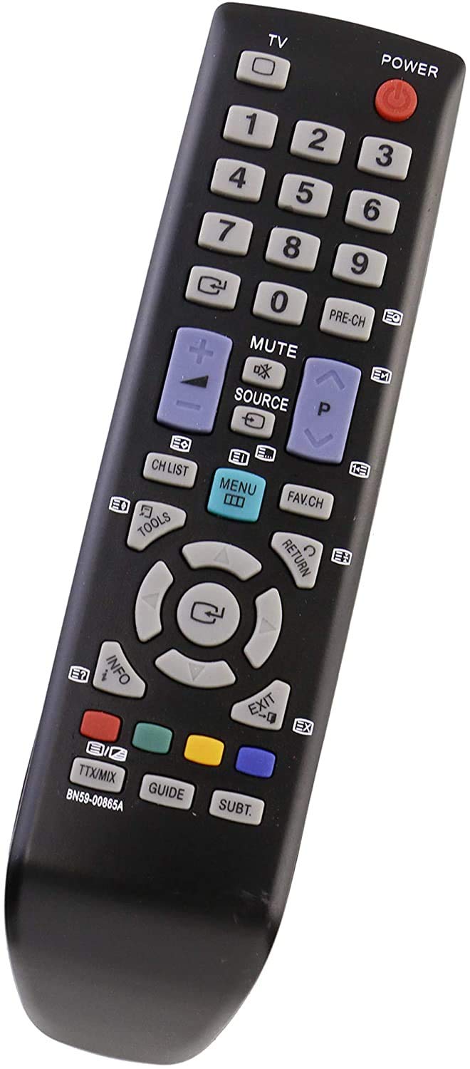BN59-00865A Remote Control Replace -VINABTY Remote Control for Samsung LE22A650A1 LE40A756R1M PS50A756T1M/XBT PS42A410C1 LS26TDVSUV/EN LE22A451C1/XXC LE40A330J1XCS LE22A656A1D LS22TDD LE32B455C4W TV