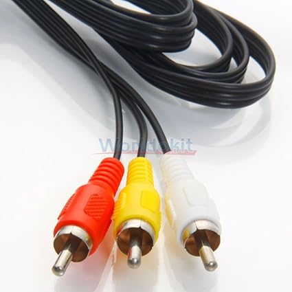 yan_Audio Video AV Kabel für Sony Playstation PS2 PS3 Konsole TV Display NEU