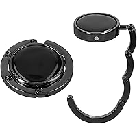 kwmobile Purse Hanger for Table (Set of 2) - Purse Hook for Table - Folding Handbag Hanger - Portable Table Bag Holder