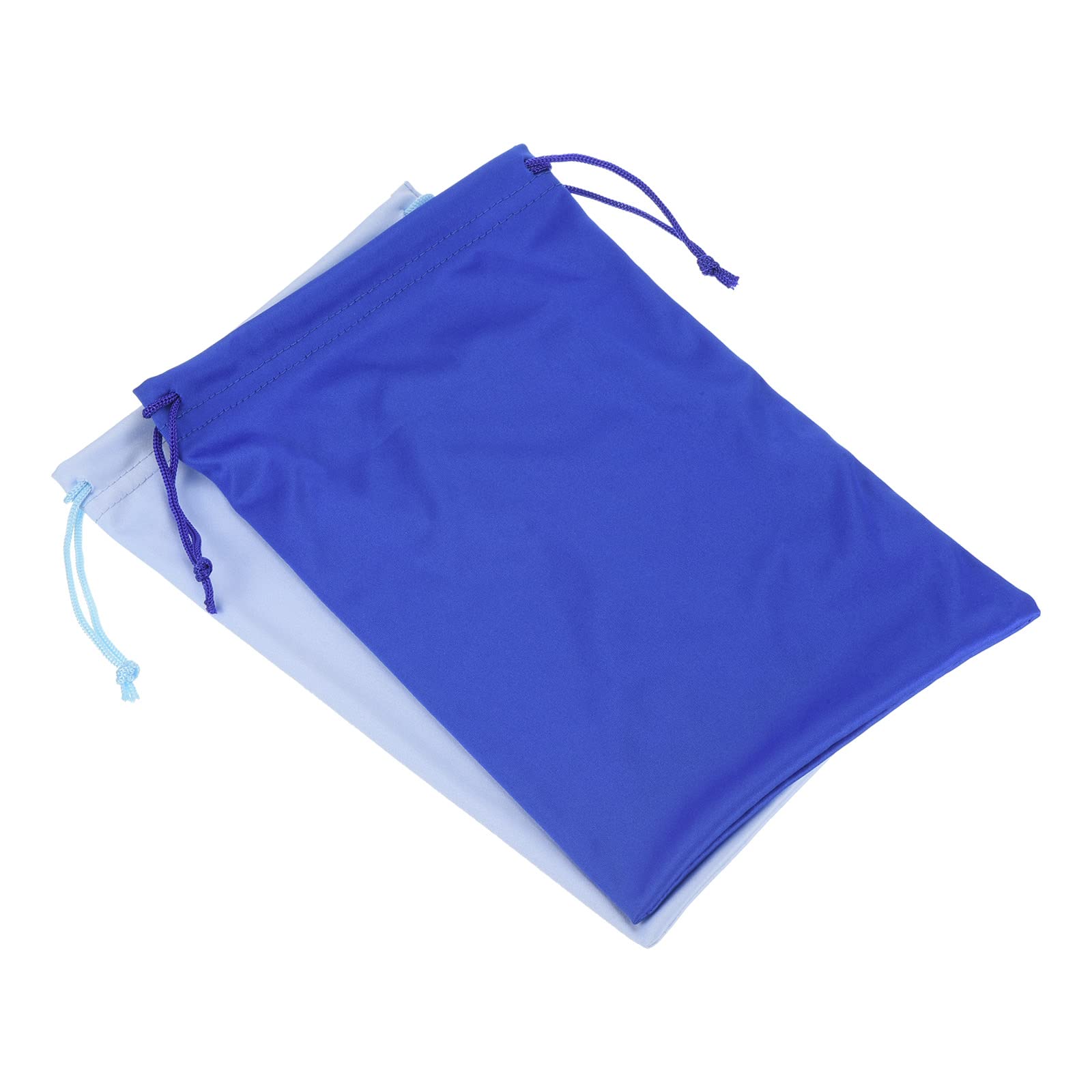 PATIKIL Ski Goggle Bag, 2 Pack 7.1"x10.6" Microfiber Snow Goggles Case Cover Soft Storage Sleeve Drawstring Pouch for Sunglasses Glasses Eyeglasses Camera Lenses Blue Pale Blue