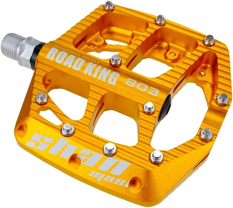 Evetin 9/16 inch flat platform pedals, ultra light MTB BMX road bike trekking anti-slip pedals mountain bike bicycle pedals 803