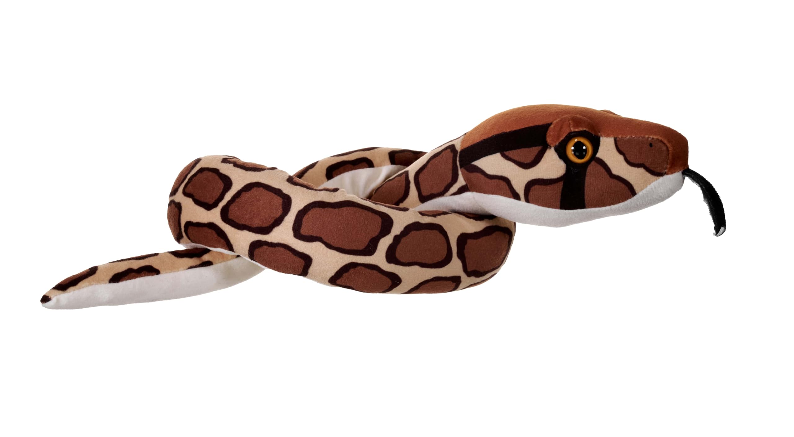 Wild Republic Snakes Eco Burmese Python, Stuffed Animal, 36 Inches, Plush Toy, Fill is Spun Recycled Water Bottles, Eco Friendly