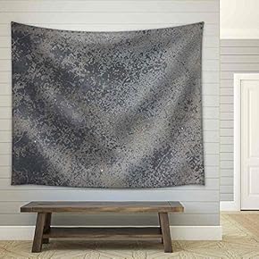 Grey Background - Fabric Wall Tapestry Home Decor - 51x60 inches