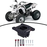 Aramox V4145 Black ABS Valve, Powersports Valve Parts, Direct Replacement for YFS200 V4145