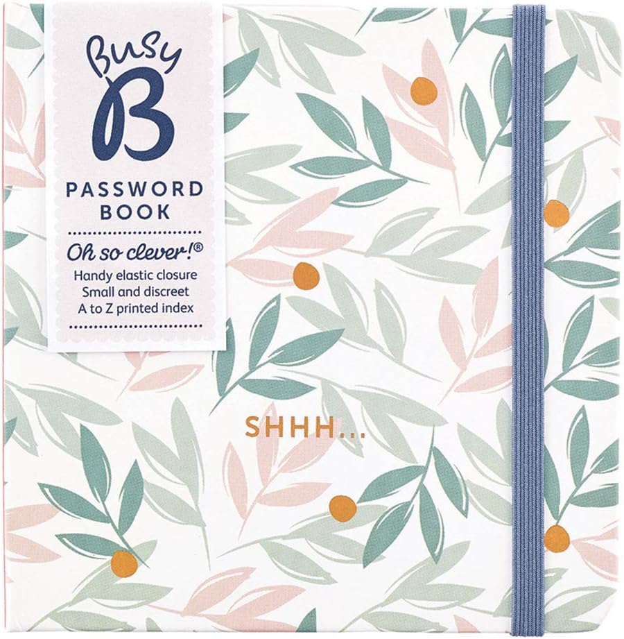 Busy B Password Book - Floral