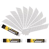 DOWELL 18mm Snap Off Blade SK5, Box Cutter Blades, 30 Pcs | 30-pack 18mm SK5 snap-off blades, 3 boxes of 10, sharp &amp; durable, fits most 18mm snap-off knives