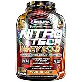 MuscleTech Nitrotech Whey Gold/Isolate/Peptides, Dulce De Leche, 5.5 Pound