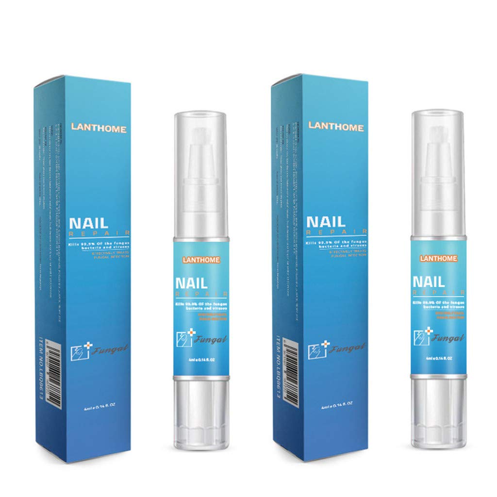 Nail Regen Treatment Fungus Bio-Pen Nail Care Pen Effective Fragile Nail Repair (2PC, Blue) : Beauty