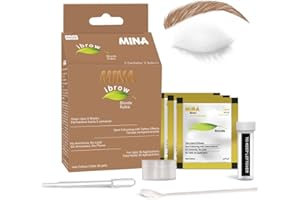 MINAIBROW Mina ibrow Hair Color Blonde|Natural Spot coloring and Hair Tinting Powder, Water and Smudge Proof | No Ammonia, No Lead with 100% Gray Coverage Up to 30 Applications |Vegan and Cruelty free
