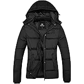 FARVALUE Women's Winter Coat Thicken Puffer Jacket Warm Bubble Coat with Removable Hood