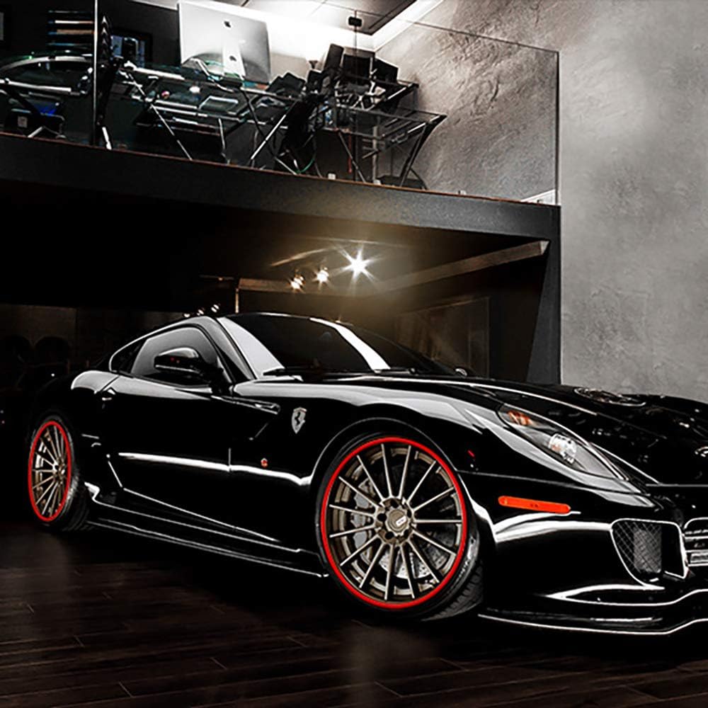 Amazon Tropicaljp ホイールリムガード リムテープ タイヤ 車 自転車 バイク ホイールリムステッカー カー用品 ブルー リムバンド 車 バイク