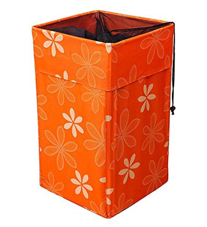 PackNBUY Orange Square Laundry Basket Amazon.in Home & Kitchen