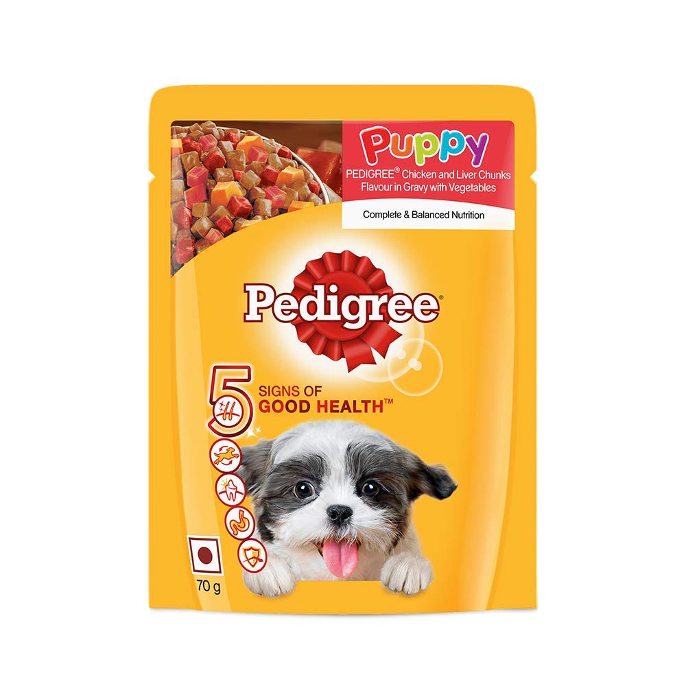 veg pedigree puppy