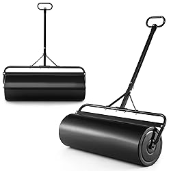 Goplus Lawn Roller, Push/Tow-Behind Lawn Roller, 17