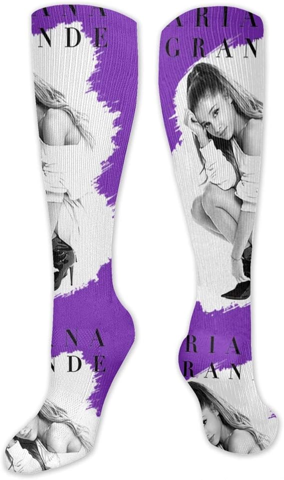 Amazon Co Jp 女性用ロングソックス メンズロングソックス ソックス Ariana Grande ショートパンツやスカートと組み合わせることができます ソックス 靴下 服 ファッション小物