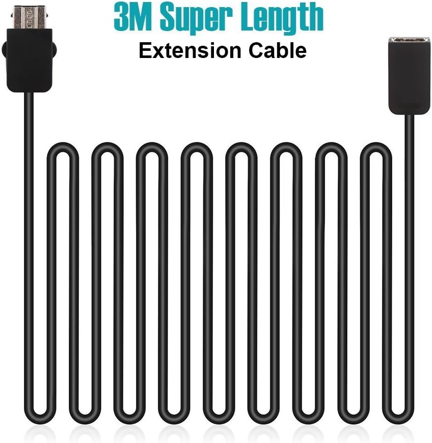 NES Classic Controller Extension Cable 3M / 10ft (2-PACK), i-Kawachi SNES Extension Power Cord for Super Nintendo SNES Classic Edition Controller (2017) and Mini NES Classic Edition (2016): Electronics