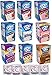 Pop Tarts Variety Pack FRUIT FLAVORED Sampler, Bundle of 9 Different Flavors. Flavors Include: Strawberry, Blueberry, Raspberry, Cherry, Wildberry; Apple; Confetti; Snickerdoodle, Strawberry Milkshake.1 Box of Each Flavor