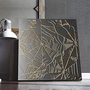 Elegant Visual With a Professional Touch Gold Abstract Painting Artwork for Home Framed