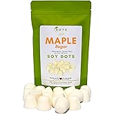 Maple Sugar Wax Melt Soy DOTS- Made in Canada-200+ Hours of Candian Made Aromatic Bliss- Pure Skore Soy Melts Reduce Odors wi